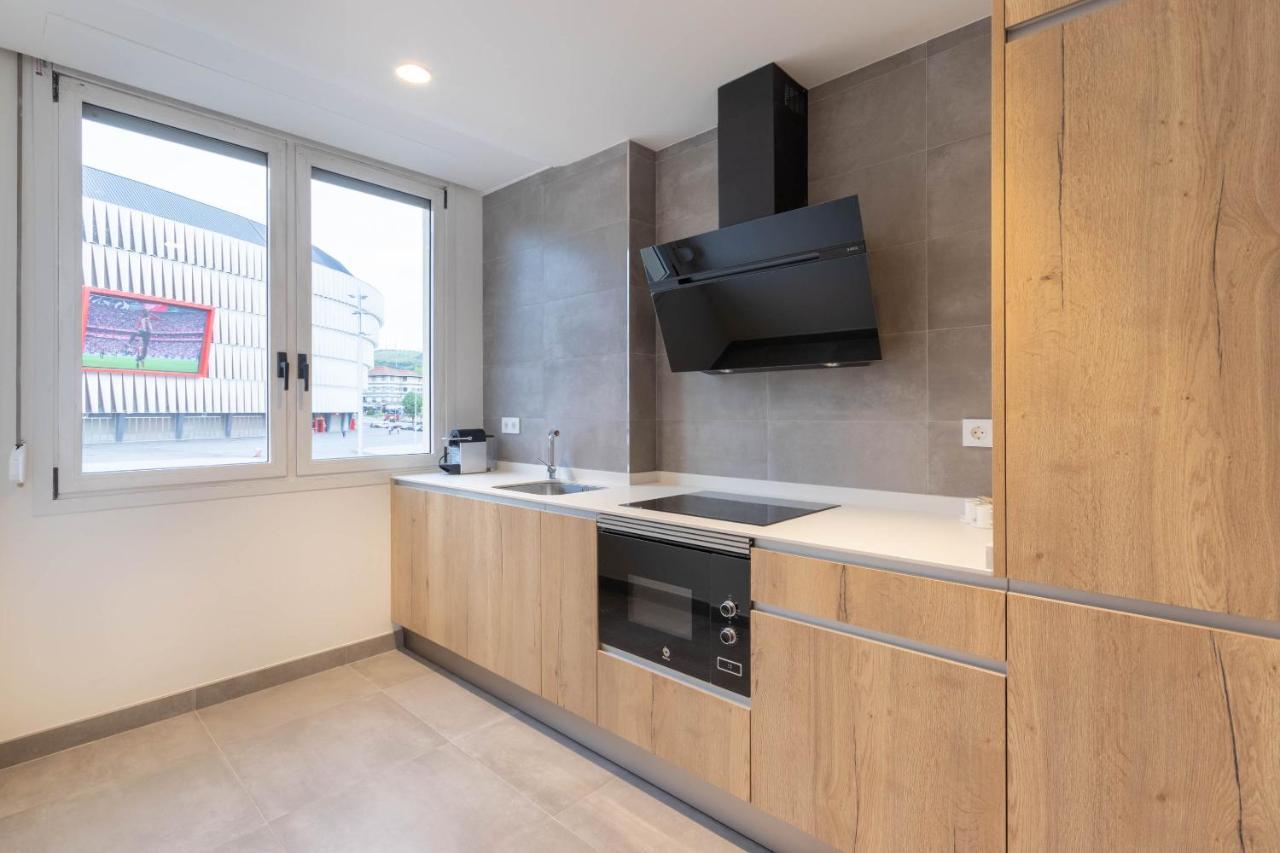 Apartamento Con Vistas Al Estadio San Mames Бильбао Экстерьер фото