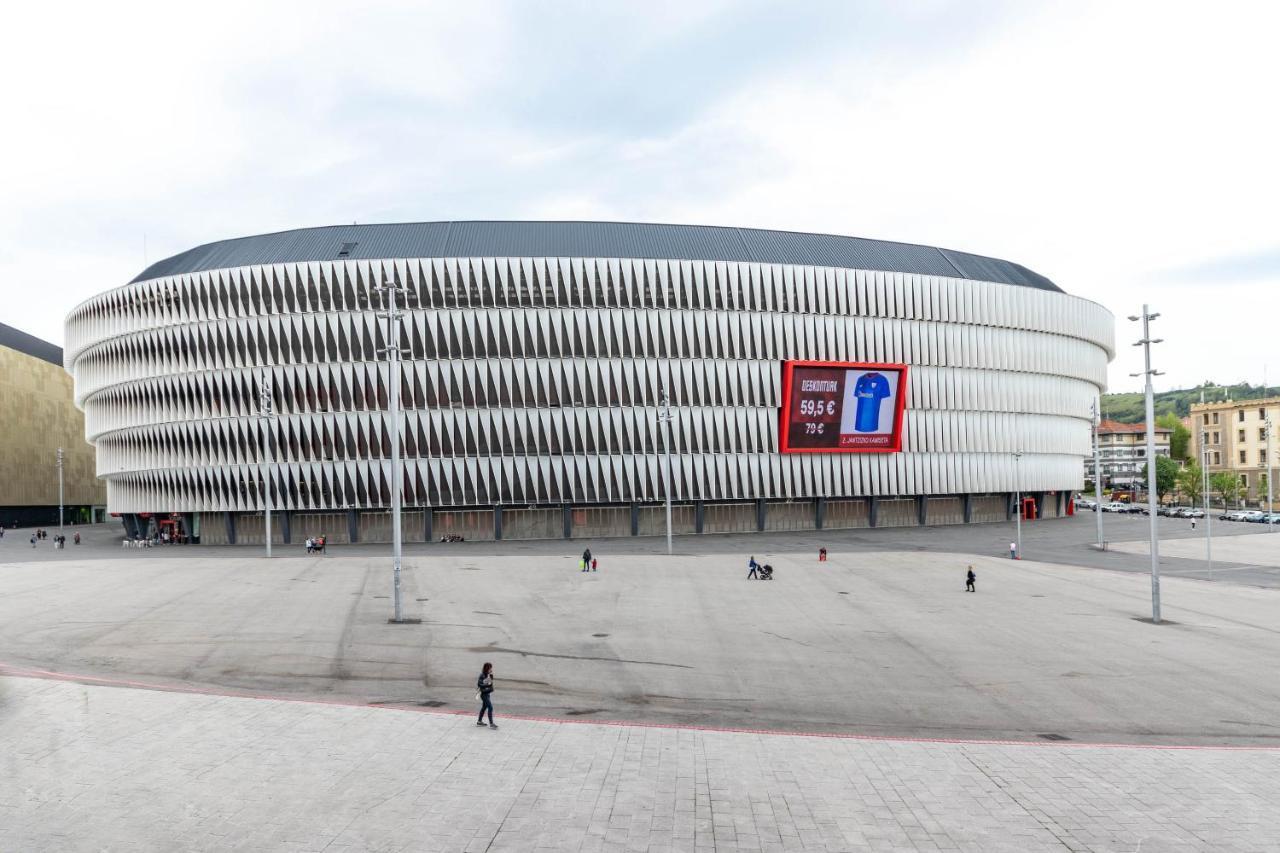 Apartamento Con Vistas Al Estadio San Mames Бильбао Экстерьер фото
