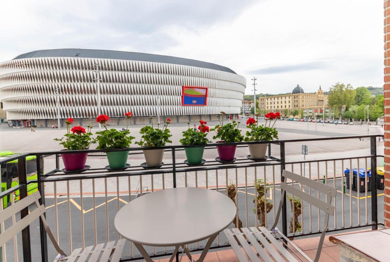 Apartamento Con Vistas Al Estadio San Mames Бильбао Экстерьер фото