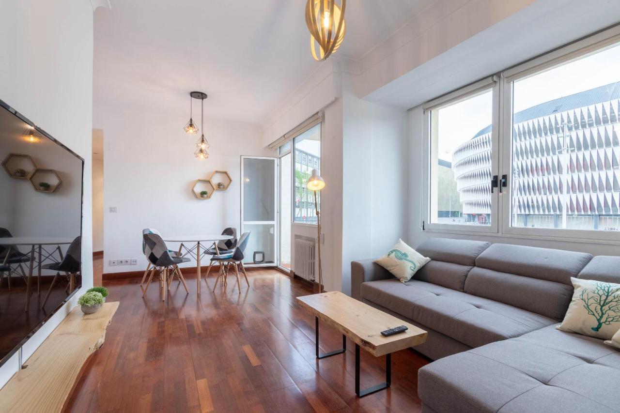 Apartamento Con Vistas Al Estadio San Mames Бильбао Экстерьер фото